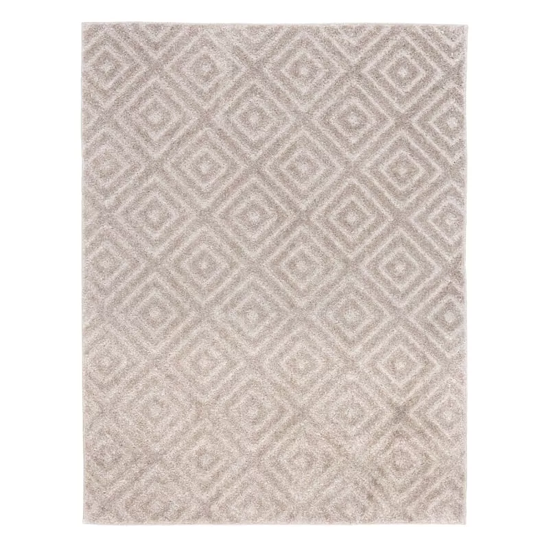 (D604) Waterford Ronin Parchment Area Rug, 8x9