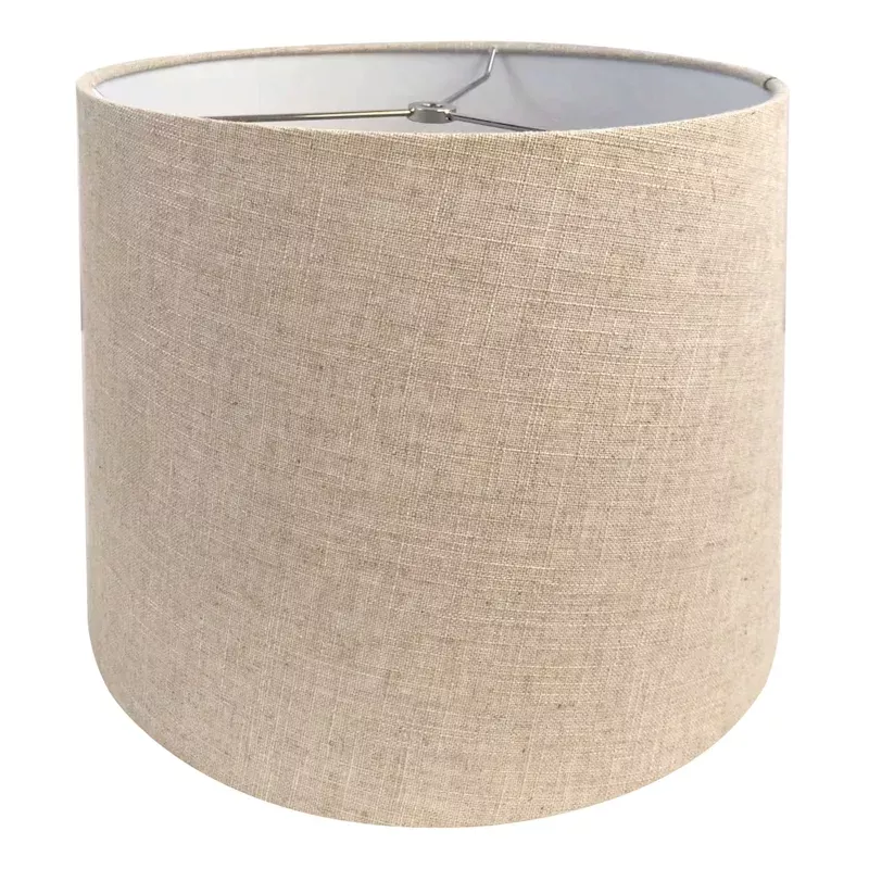 Dark Tan Tapered Drum Table Lamp Shade, 10"