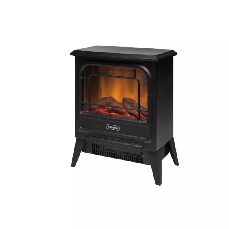Dimplex 1.2kW Micro Stove Electric Fire with Black Cast Finish