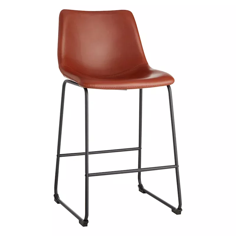 Drake Counter Stool, Cognac