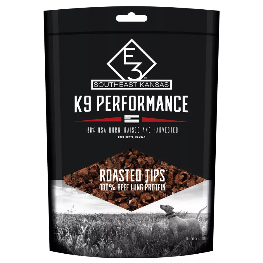 E3 K9 Performance Roasted Tips Dog Training Treats