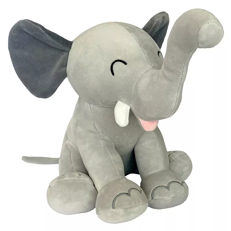 Elephant Plush Pillow, 10"