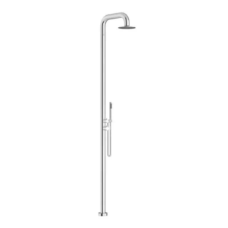 Elle 316 Free Standing Twin Shower Brushed Gold