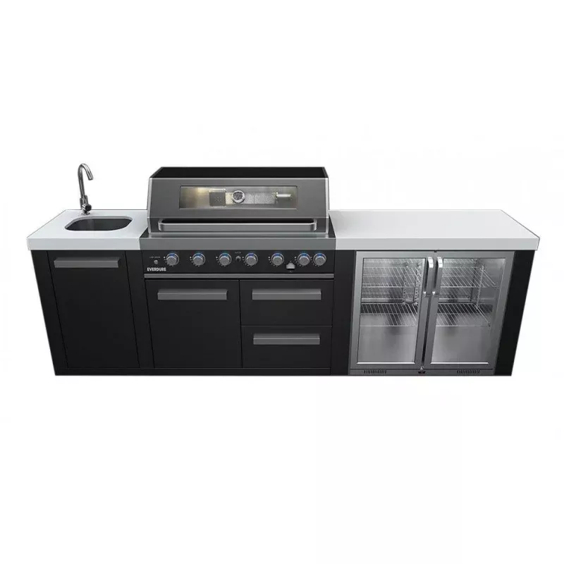 Everdure Neo Black Outdoor Kitchen Regular Fridge
