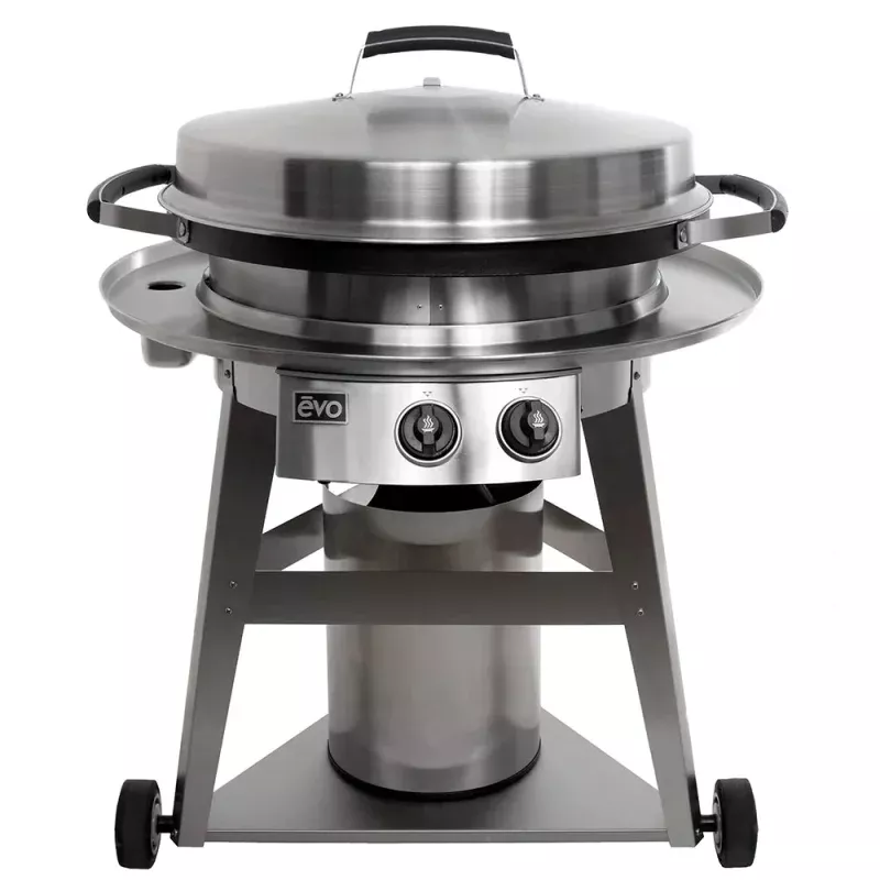 EVO Professional Wheeled Cart with Seasoned Cooksurface- LP