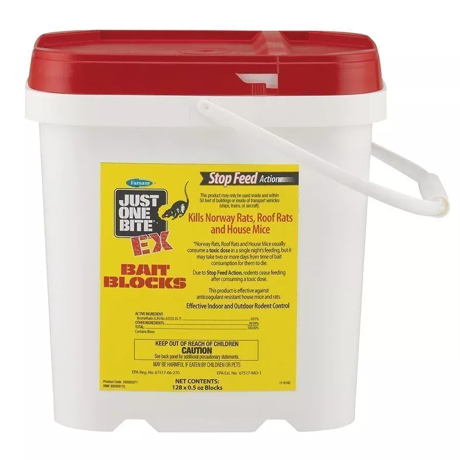 Farnam Just One Bite II Mouse Bait Block - 4 lb