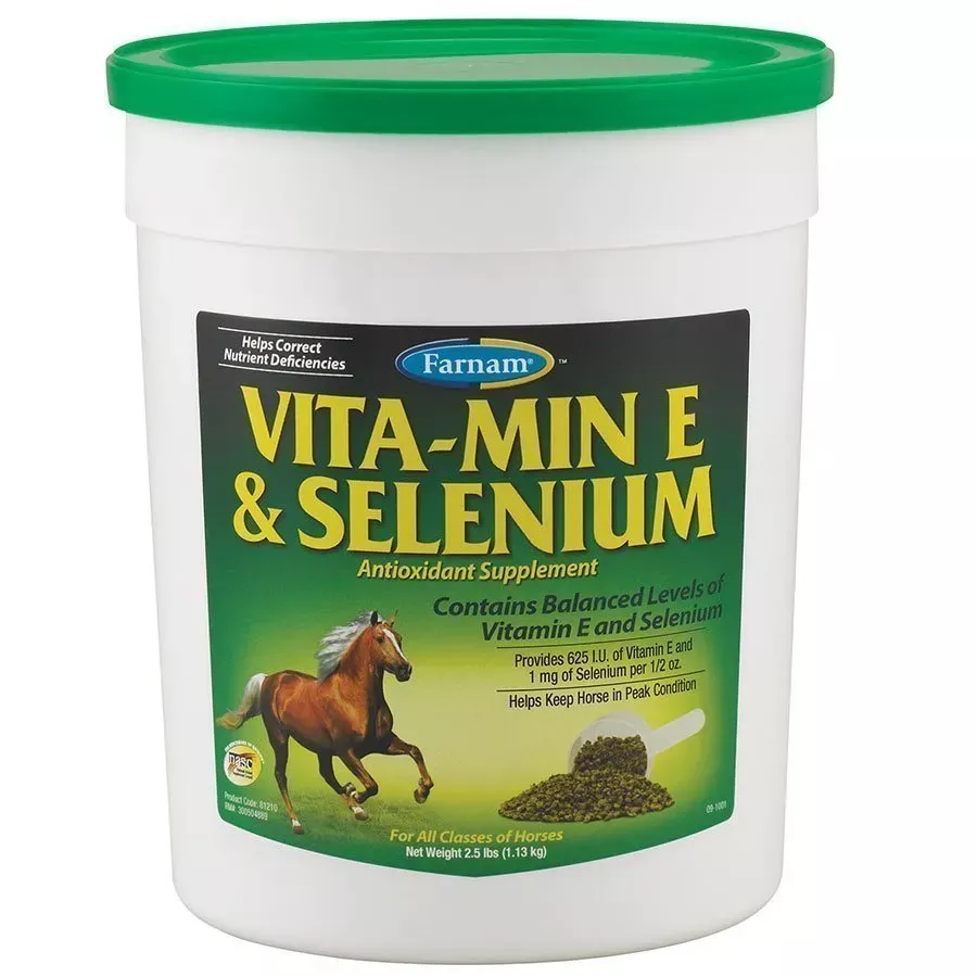 Farnam Vita-E and Selenium Crumbles & Powder for Horses