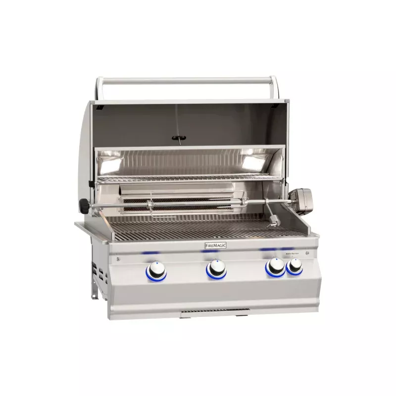 Fire Magic: 30 Aurora Series Grill w/ Analog Thermometer
