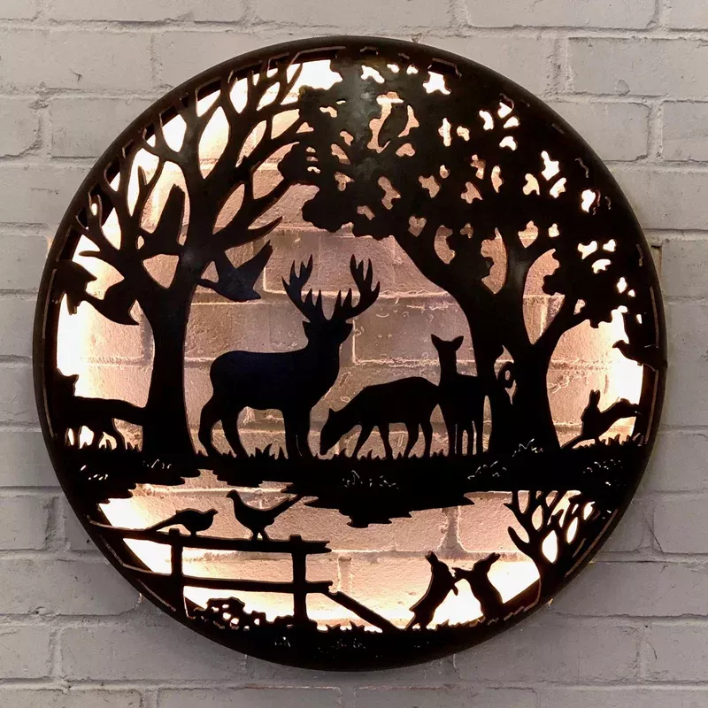 The Firepit Company – English Country Illuminated Wall Art