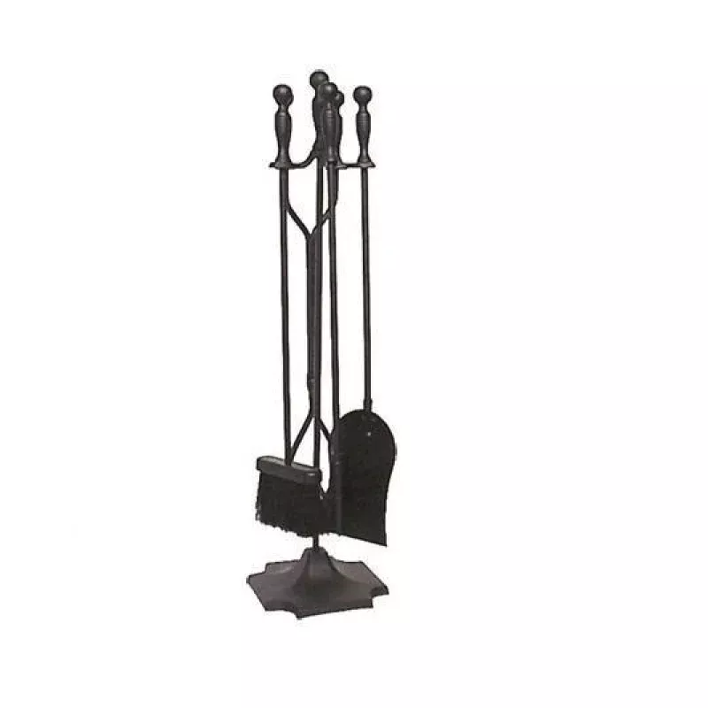 FireUp Fire Tools – Mid Range Black 4 Piece Set