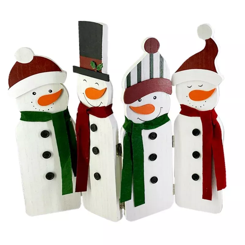 Foldable Snowman Table Decor
