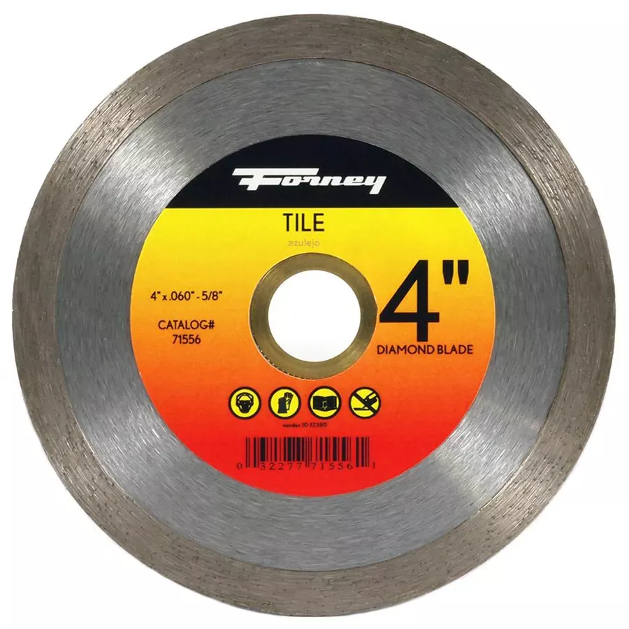 Forney Diamond Tile Cutting Blade - 4"
