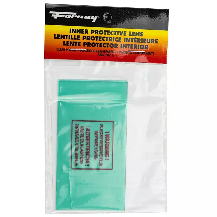Forney Easy Weld Protective Lens - 2 pk - Inner - 3.75" x 1.98"
