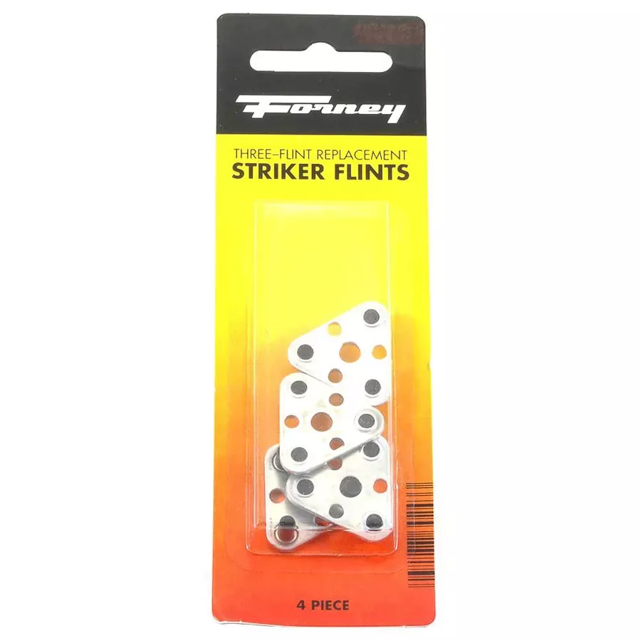 Forney Rotating 3 Flint Striker Replacement Flints - 4 pk