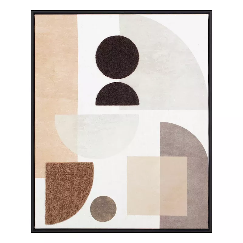 Framed Abstract Canvas Wall Art, 16x20