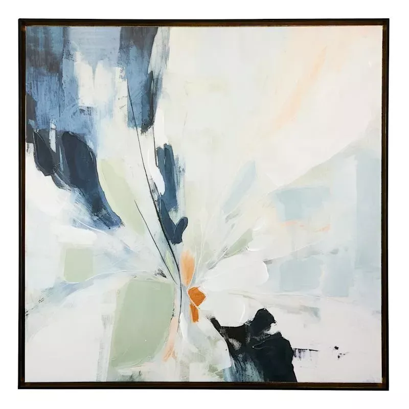 Framed Abstract Canvas Wall Art, 36"
