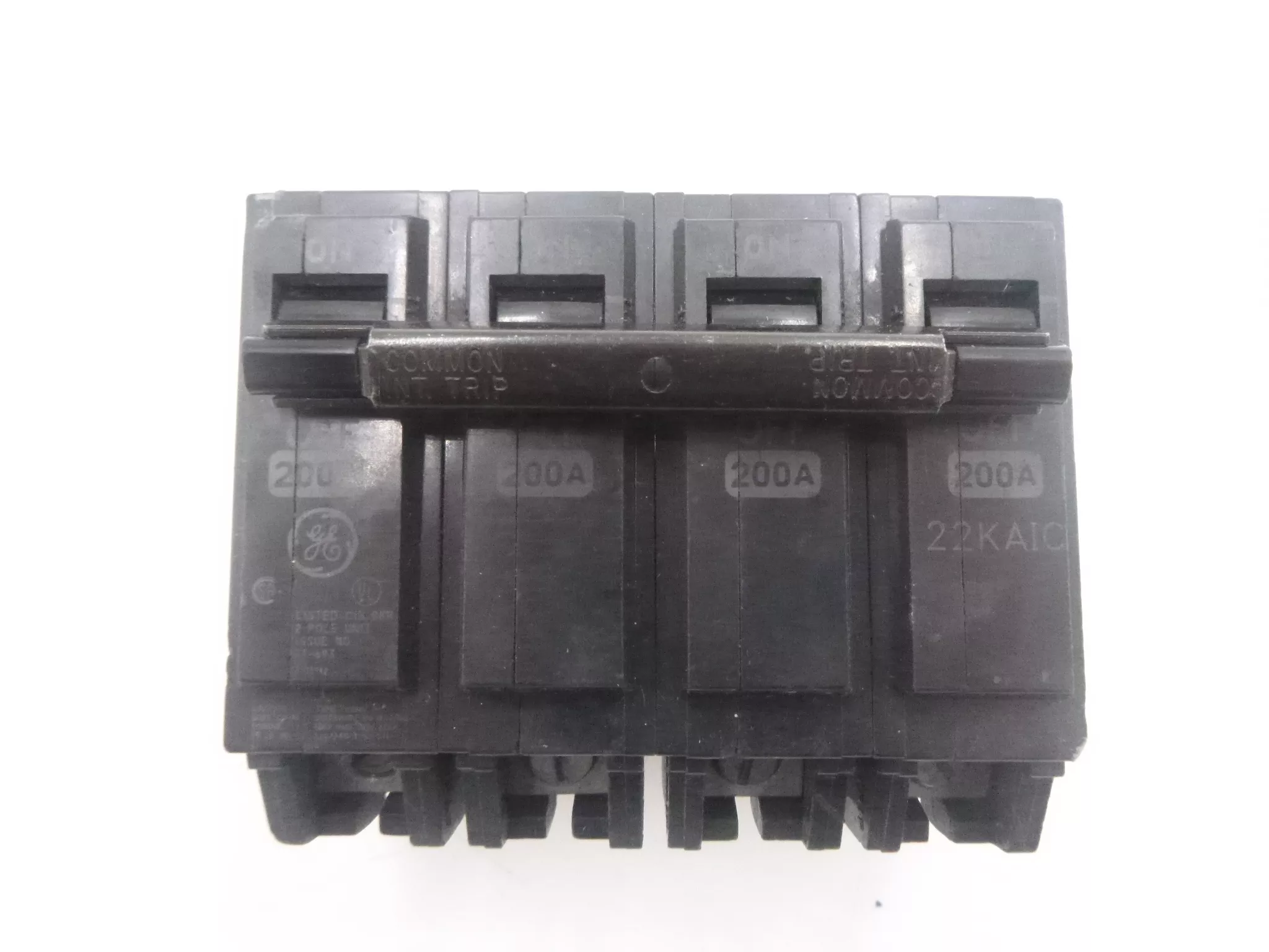 Genuine OEM GE 200A Circuit Breaker Black THQMV200