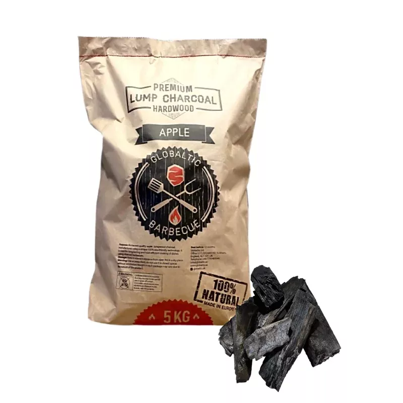 Globaltic Apple Lumpwood Charcoal 5KG Bag