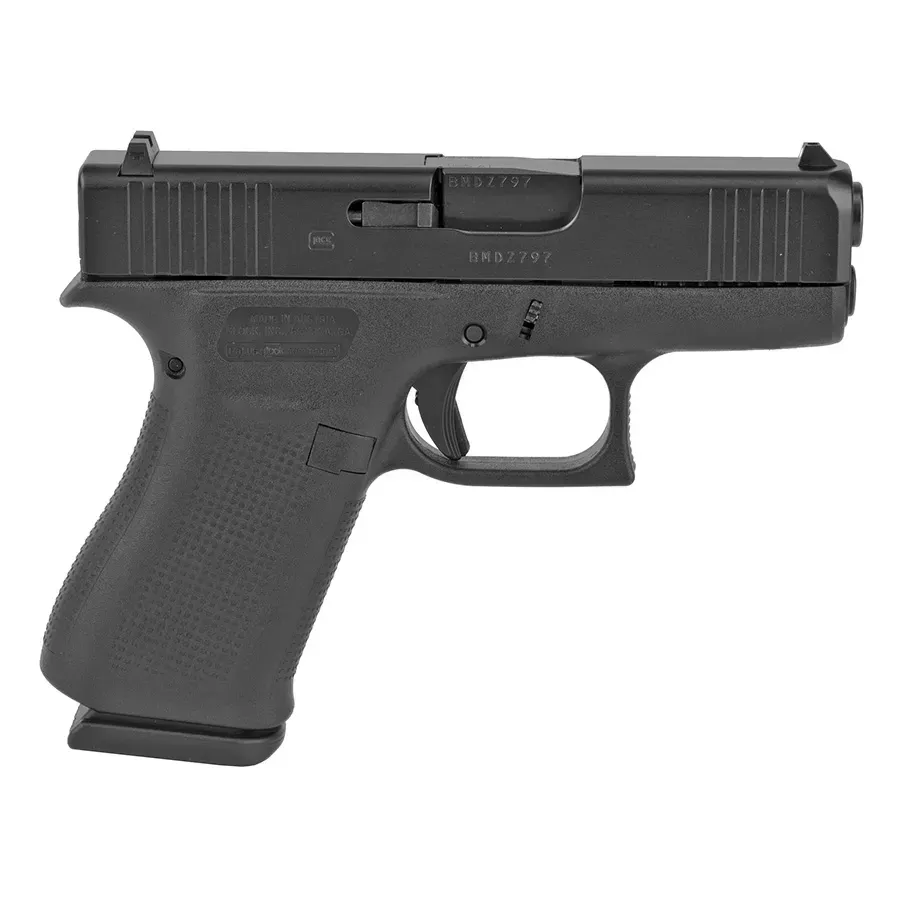 Glock G43X FXD Subcompact Slimline Pistol - Black