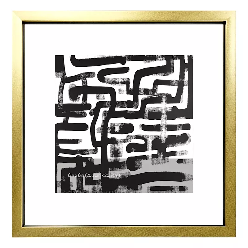 Gold Floating Wall Frame, 12"