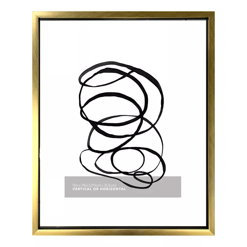 Gold Floating Wall Frame, 16x20