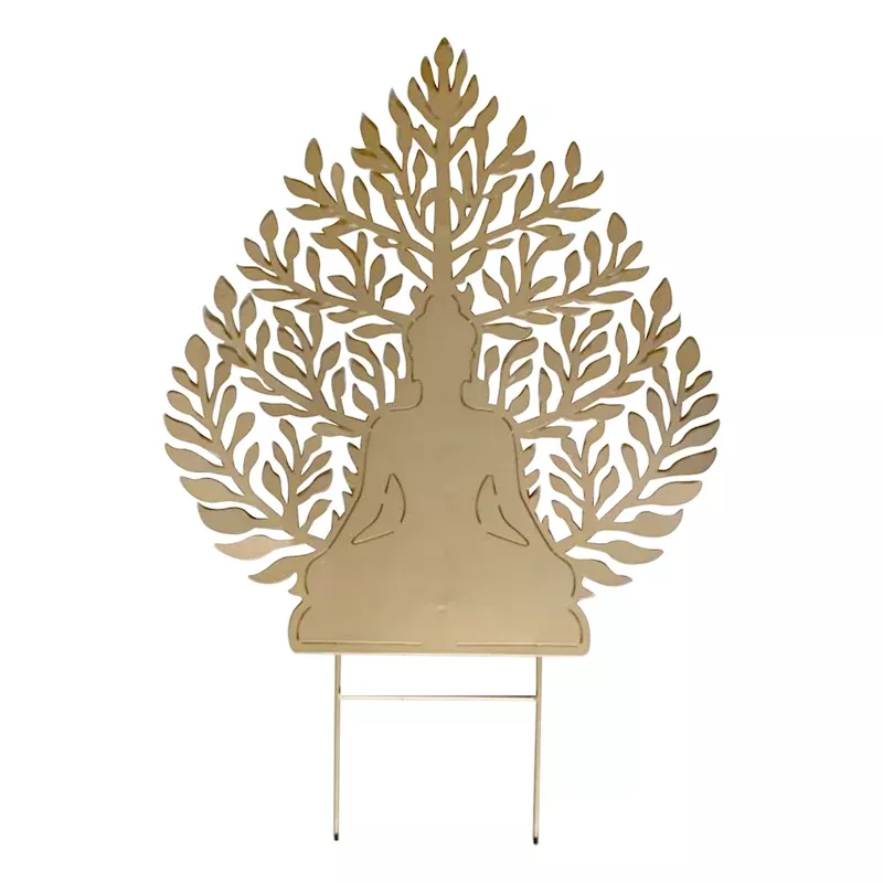 Golden Buddha Yard Stake, 30x44