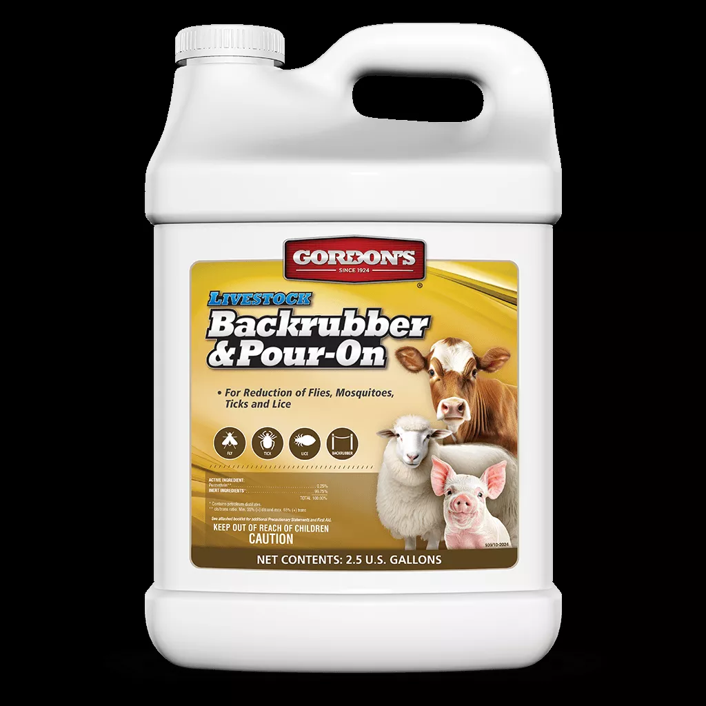 Gordon's Livestock Backrubber and Pour-On - 2.5 gal