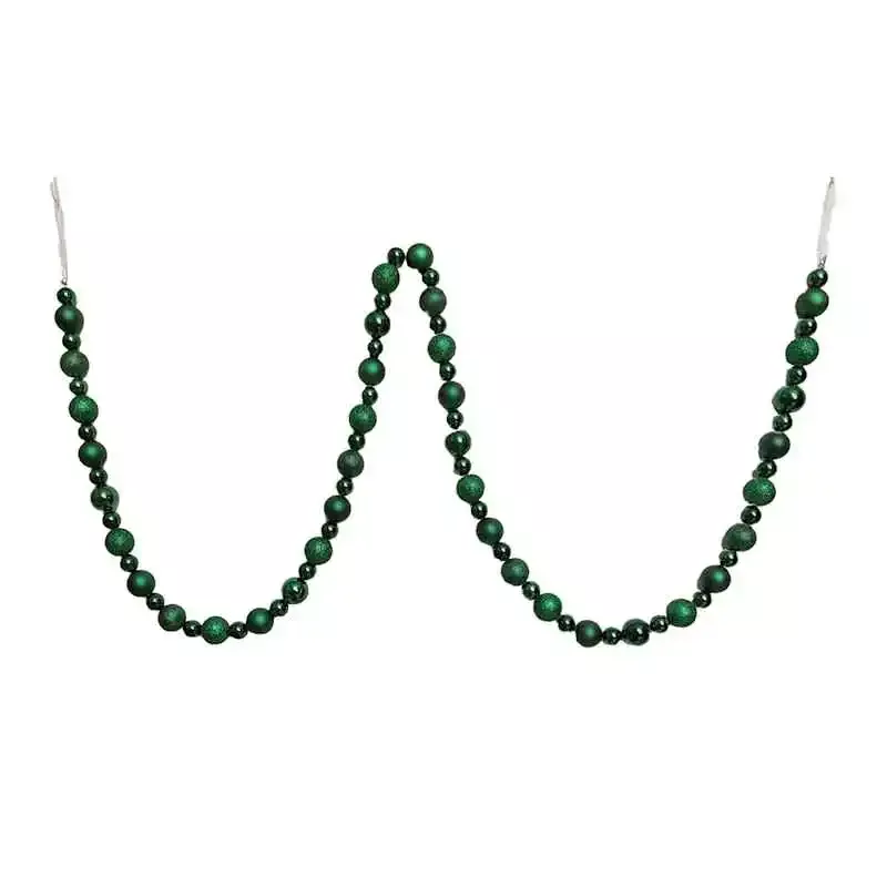 Green Ornament Garland, 72"