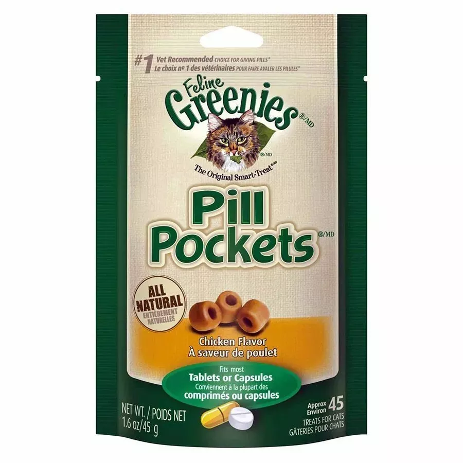 Greenies Pill Pocket Cat Treats - Chicken
