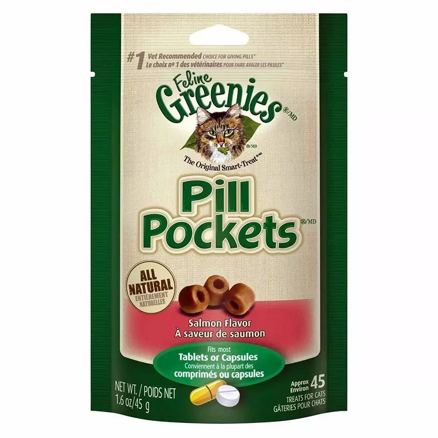 Greenies Pill Pocket Cat Treats - Salmon