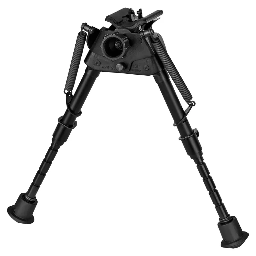 Harris Engineering S-BRM Notched Legs Swivel Bipod - 6"-9"