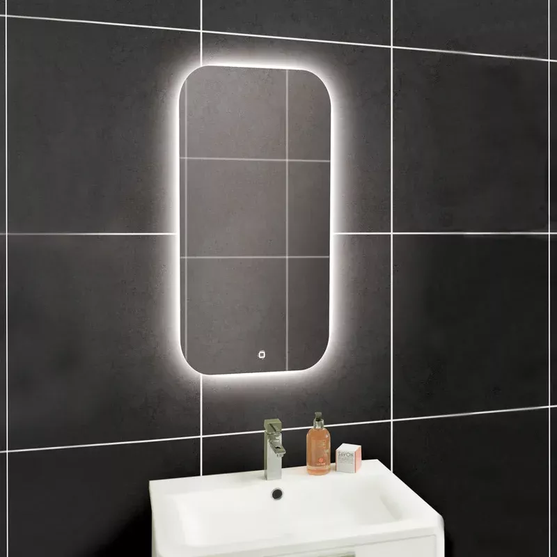 HIB Ambience Bathroom Mirror – With LED Lighting & Heated Pads