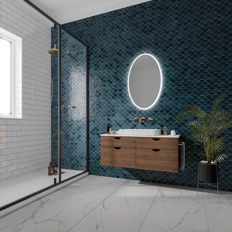 HIB Arena Bathroom Mirror – With LED Lighting and Heated Pads