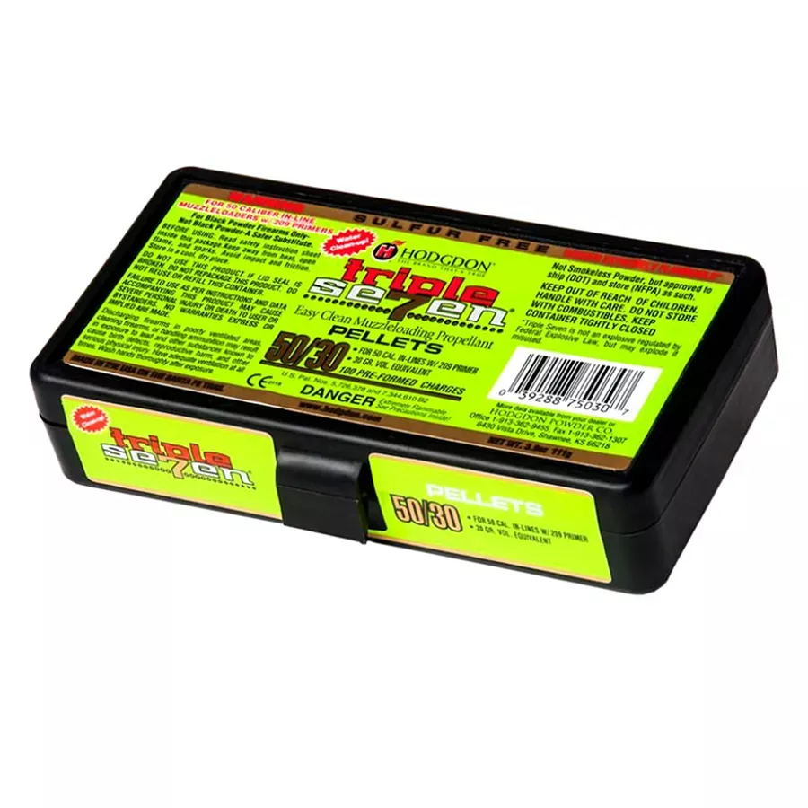 Hodgdon Triple Seven Blackpowder Pellet - 30GR