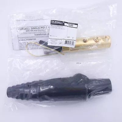 Hubbell Wiring HBL400FBK Single Pole Female Plug 400A 600VAC 2/0-4/0 AWG