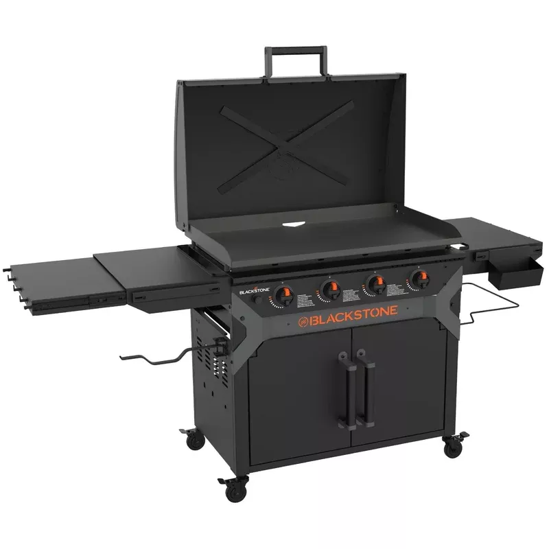 Iron Forged 36 Griddle with Cabinet