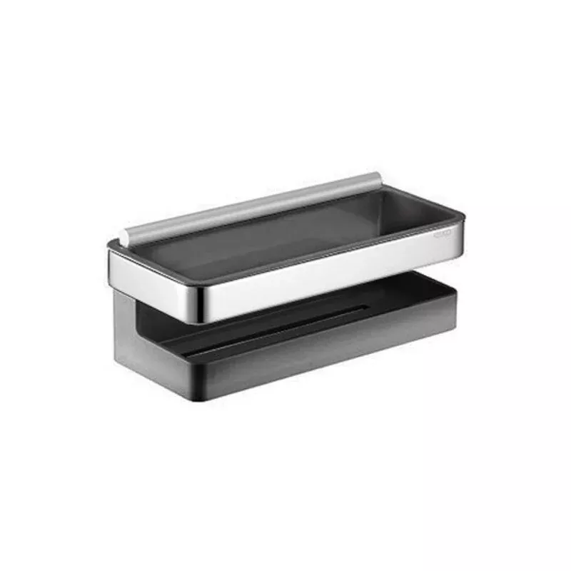 Keuco Collection Moll Shower Basket With Squeegee – Anthracite