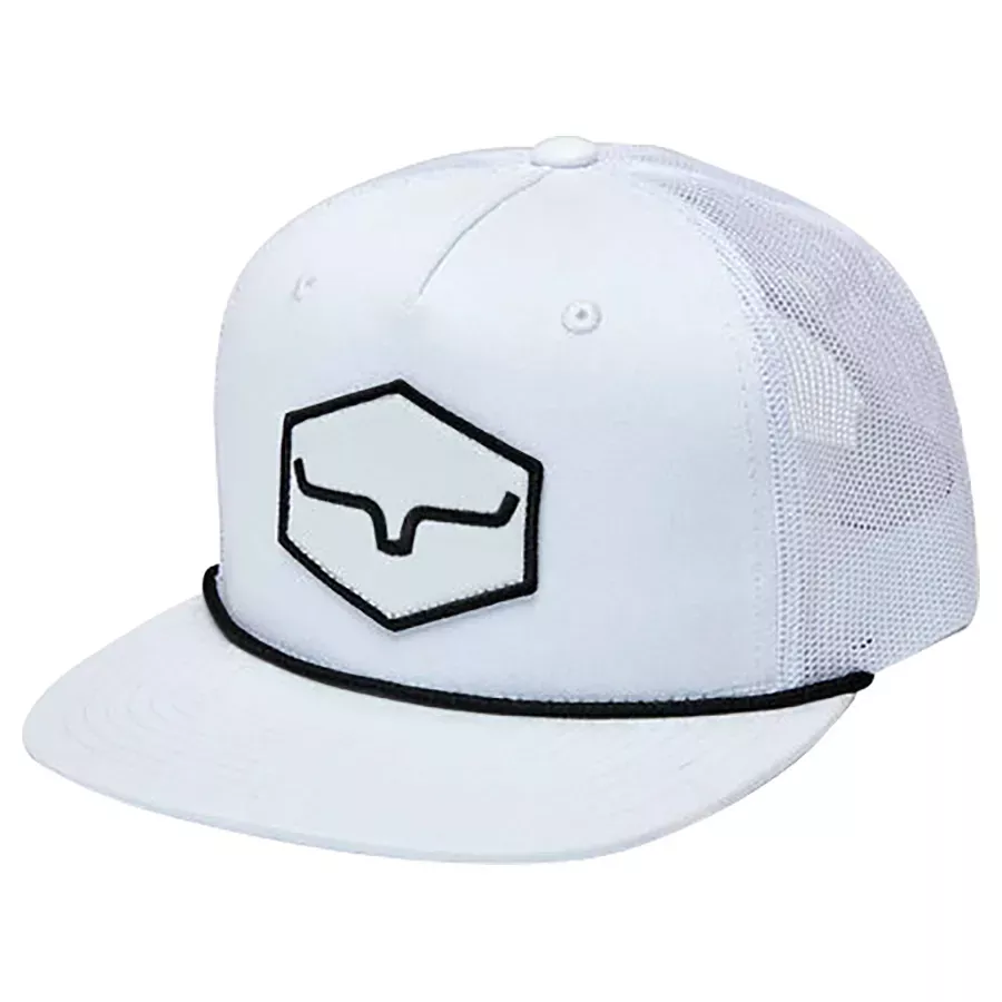 Kimes Ranch Men's DG Mesher Cap - White - One Size Fits All