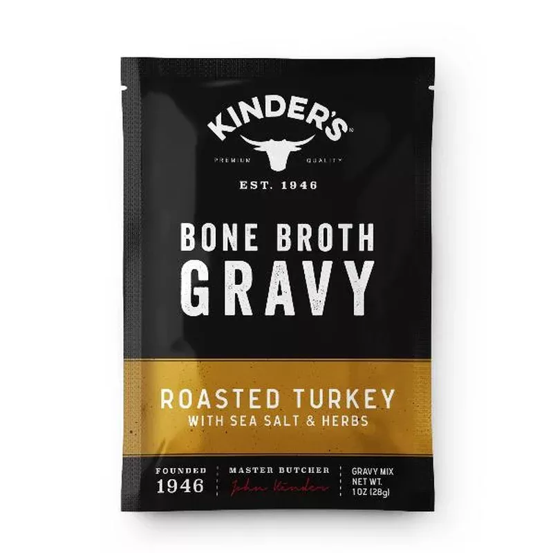 Kinder’s Roasted Turkey Bone Broth Gravy with Sea Salt and Herbs 1oz