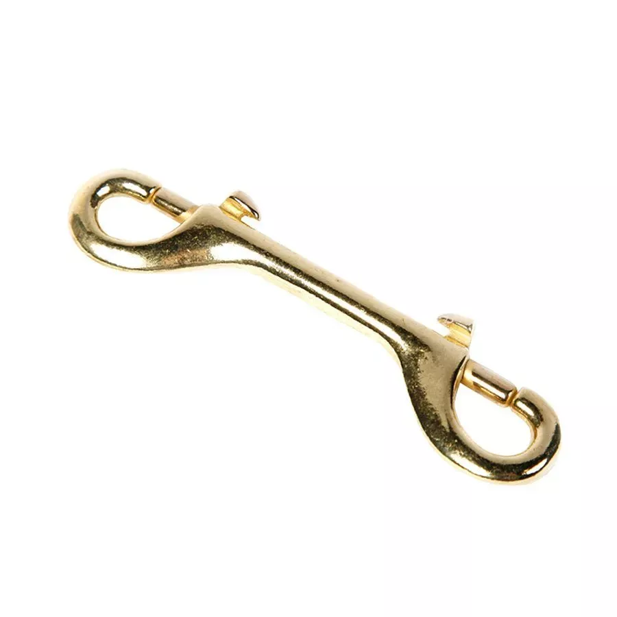 Koch Industries Bolt Snap, Rigid Round Eye - Nickel Plated - 3 1/2" - 115 lb. rating - Bronze