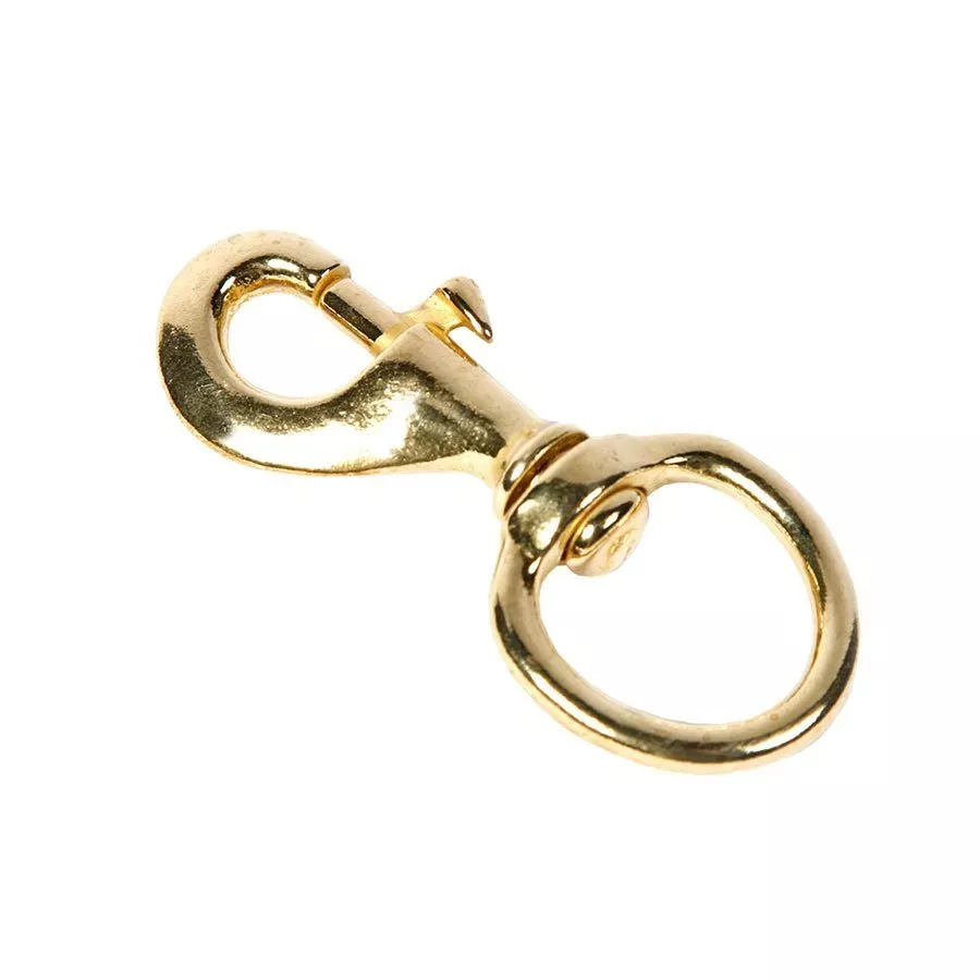 Koch Industries Bolt Snap, Swivel Round Eye - 5/8" - 70 lb. rating - Bronze