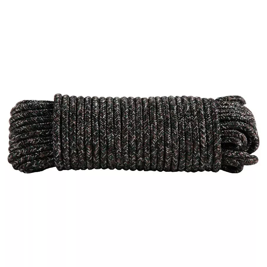 Koch Industries Polypropylene, Diamond Braid Rope, Camo, 3/8" X 100' - 133 lb. rating