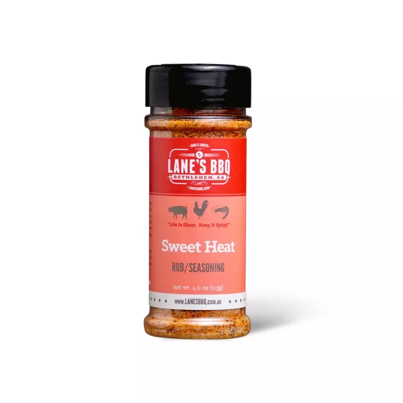 Lanes BBQ Sweet Heat Rub|2lb Bag&Pitmaster&Small