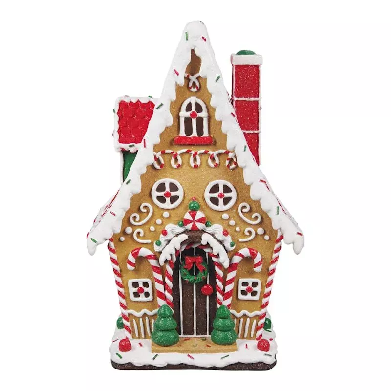 LED Gingerbread House, 14"