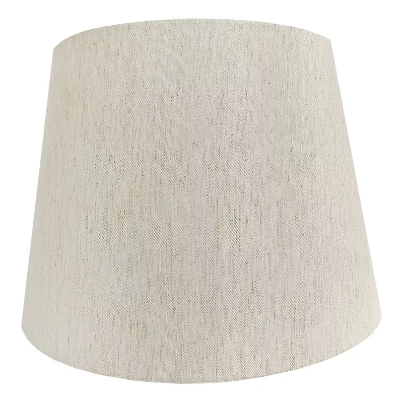 Light Tan Tapered Drum Table Lamp Shade, 12"