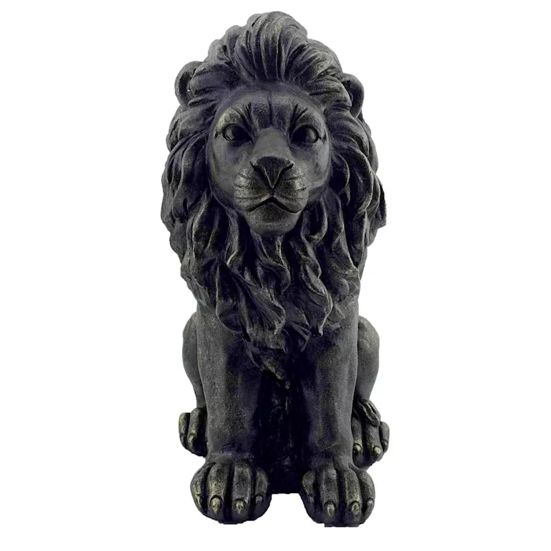 Lion Garden Outdoor Garden Statue, 29"