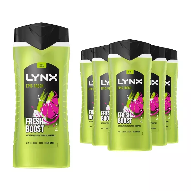 Lynx Epic Fresh Shower Gel Grapefruit & Tropical Pineapple Scent 500ml