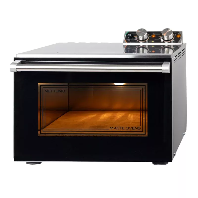 Macte Nettuno Electric Pizza Oven Authentic Italian Countertop Oven for Pizza and Bread