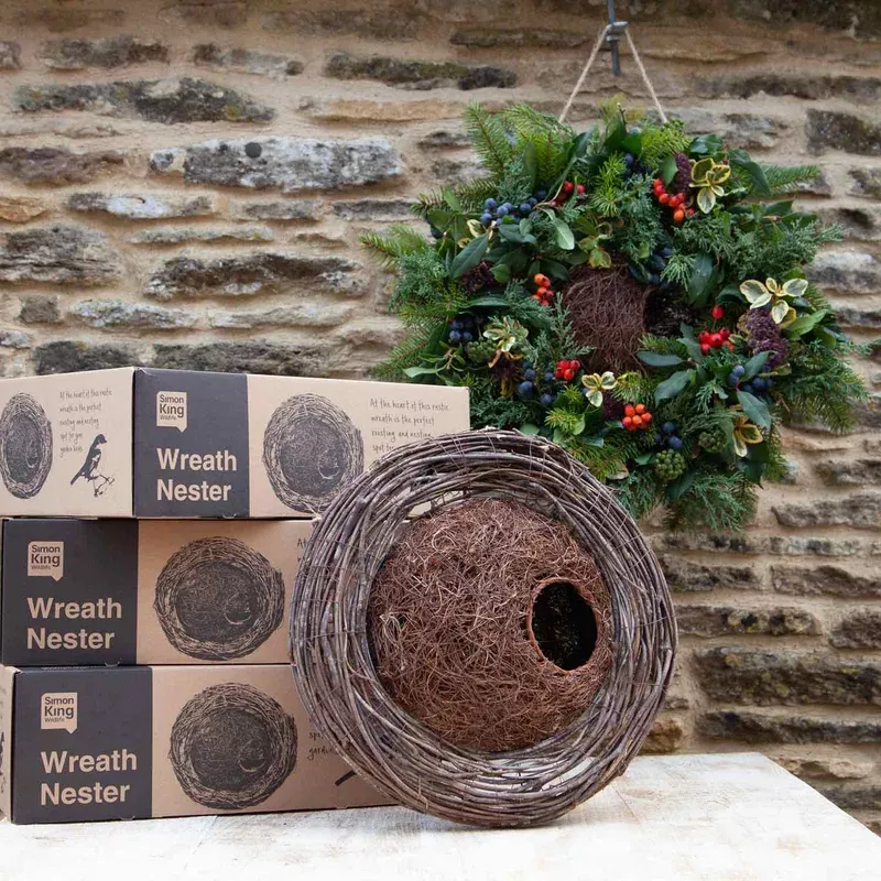 Marshalls Garden Simon King Wreath Nester For Small Birds 40cm