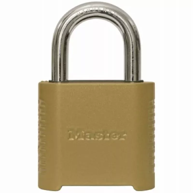 Master Lock 175D 2″ Resettable Zinc Die Cast Combination Padlock – Quantity of 8